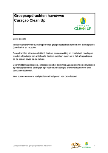 groepsopdrachten HV